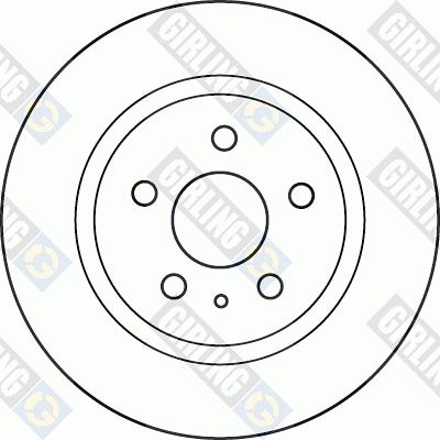 Girling 6061122 - Brake Disc autospares.lv