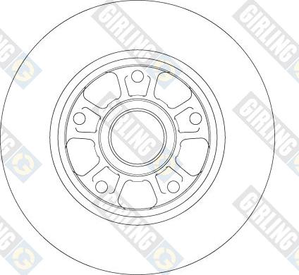 Girling 6061826 - Brake Disc autospares.lv