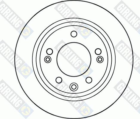 Girling 6061234 - Brake Disc autospares.lv