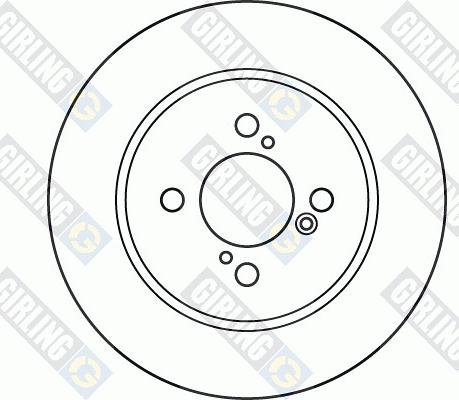 Girling 6061224 - Brake Disc autospares.lv