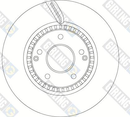 Girling 6068845 - Brake Disc autospares.lv