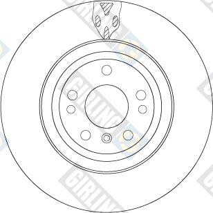 Girling 6068335 - Brake Disc autospares.lv