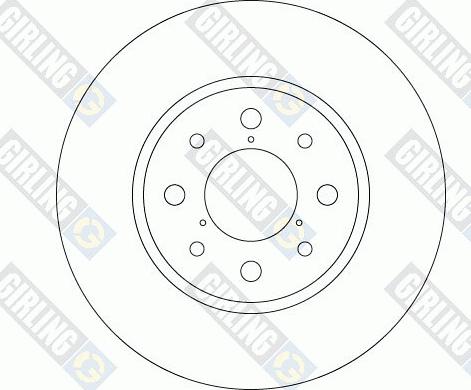 Girling 6063474 - Brake Disc autospares.lv