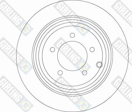 Girling 6063264 - Brake Disc autospares.lv