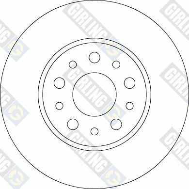 Girling 6062284 - Brake Disc autospares.lv