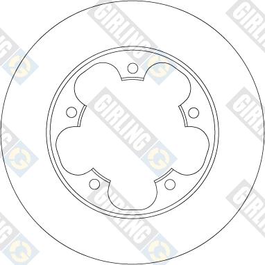 Girling 6067484 - Brake Disc autospares.lv