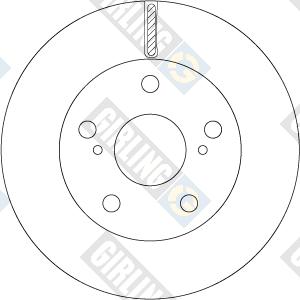 Girling 6067825 - Brake Disc autospares.lv