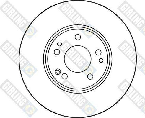 Girling 6015981 - Brake Disc autospares.lv