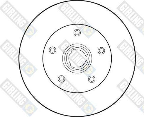 Girling 6015404 - Brake Disc autospares.lv