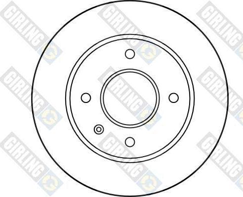 Girling 6016523 - Brake Disc autospares.lv