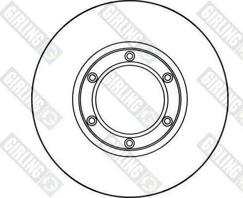 Girling 6010053 - Brake Disc autospares.lv