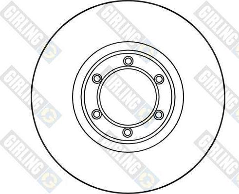 Girling 6010021 - Brake Disc autospares.lv