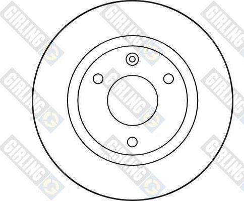 Girling 6011203 - Brake Disc autospares.lv