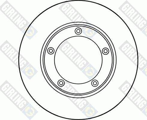 Girling 6012093 - Brake Disc autospares.lv