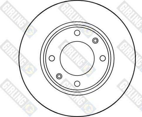 Girling 6012173 - Brake Disc autospares.lv