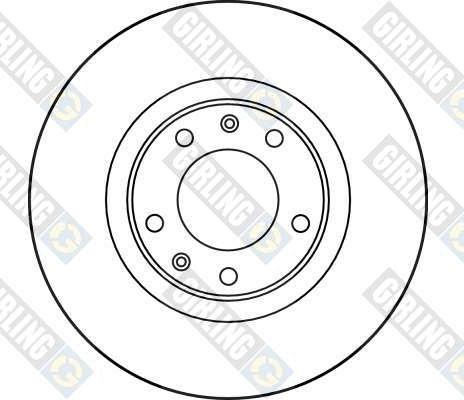 Girling 6012221 - Brake Disc autospares.lv