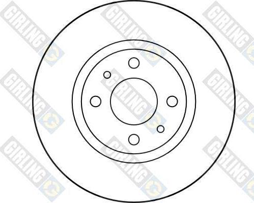 Girling 6017473 - Brake Disc autospares.lv