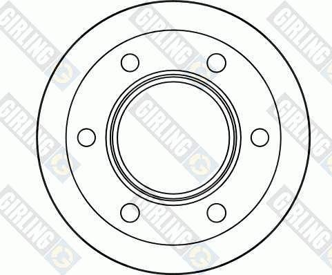 Girling 6017625 - Brake Disc autospares.lv