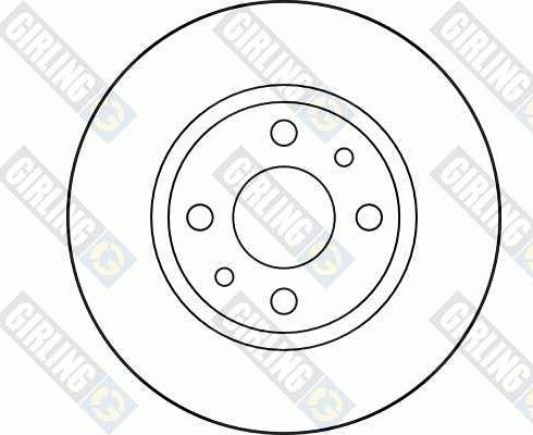 Girling 6017883 - Brake Disc autospares.lv