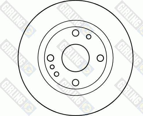 Girling 6030884 - Brake Disc autospares.lv