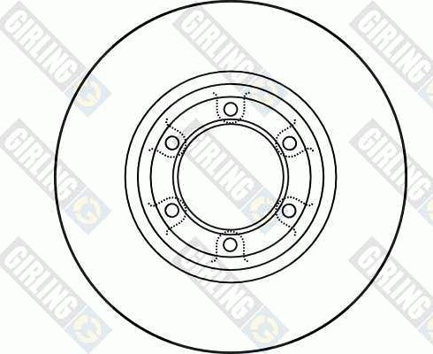 Girling 6030311 - Brake Disc autospares.lv