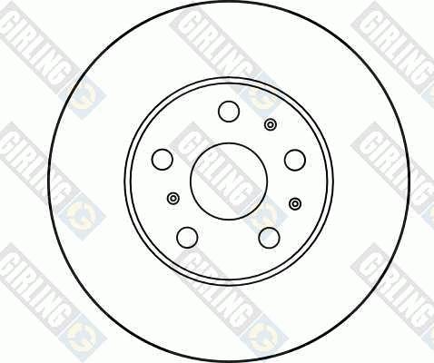 Girling 6030371 - Brake Disc autospares.lv