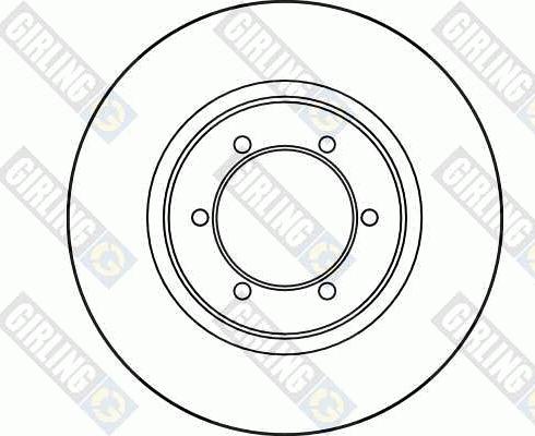 Girling 6031181 - Brake Disc autospares.lv