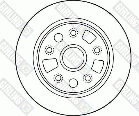 Girling 6031174 - Brake Disc autospares.lv