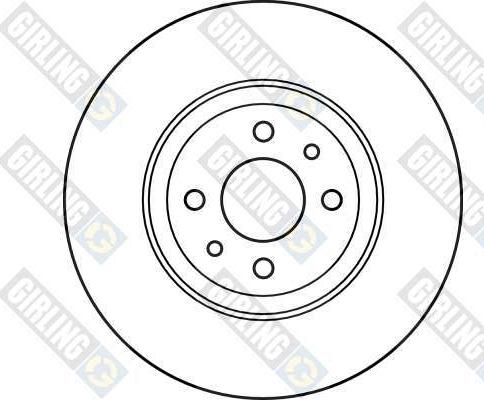 Girling 6025661 - Brake Disc autospares.lv