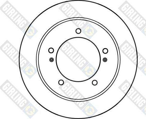 Girling 6025883 - Brake Disc autospares.lv