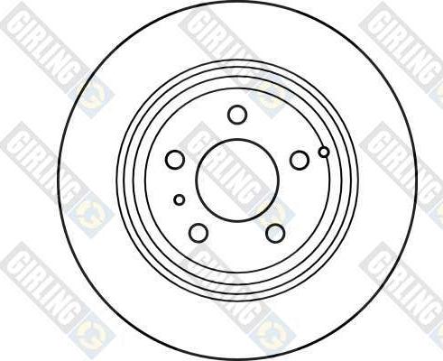 Girling 6026604 - Brake Disc autospares.lv