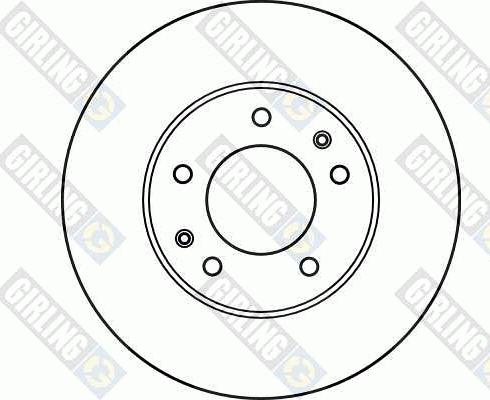 Girling 6026061 - Brake Disc autospares.lv