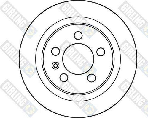 Girling 6026191 - Brake Disc autospares.lv