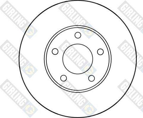 Girling 6026781 - Brake Disc autospares.lv