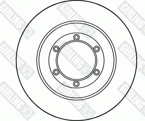 Girling 6027951 - Brake Disc autospares.lv