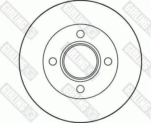 Girling 6027531 - Brake Disc autospares.lv