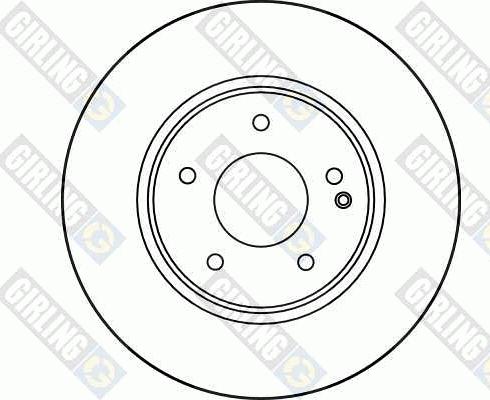 Girling 6027791 - Brake Disc autospares.lv