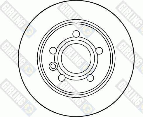 Girling 6027774 - Brake Disc autospares.lv