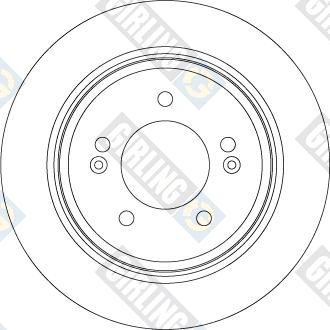 Girling 6079534 - Brake Disc autospares.lv