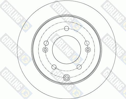 Girling 6078194 - Brake Disc autospares.lv