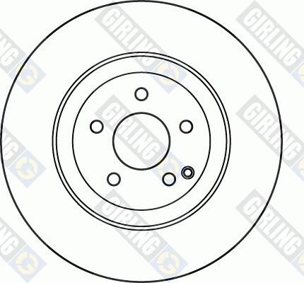 Girling 6073515 - Brake Disc autospares.lv