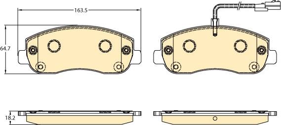 Girling 6119109 - Brake Pad Set, disc brake autospares.lv