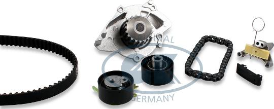 GK K986801A-XL - Water Pump & Timing Belt Set autospares.lv