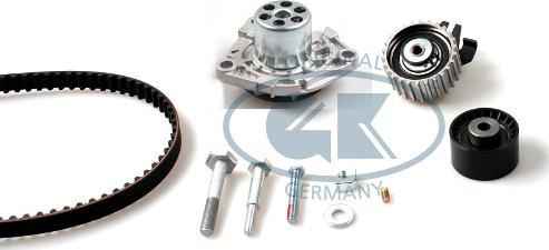GK K981089D - Water Pump & Timing Belt Set autospares.lv