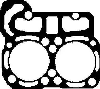 Glaser H50275-00 - Gasket, cylinder head autospares.lv