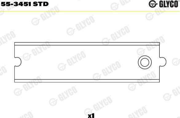 Glyco 55-3451 STD - Small End Bushes, connecting rod autospares.lv