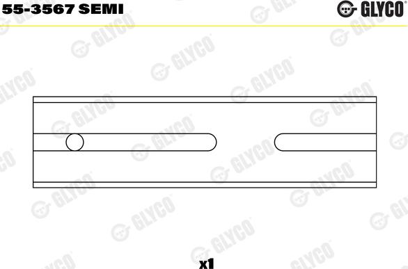 Glyco 55-3567 SEMI - Small End Bushes, connecting rod autospares.lv