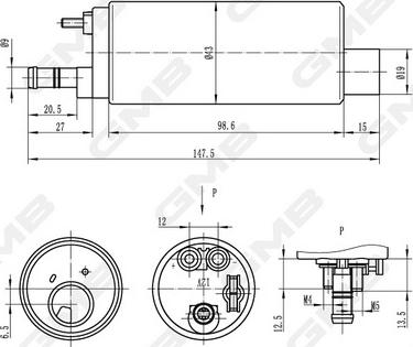 GMB GFPS-043A - Fuel Supply Module autospares.lv