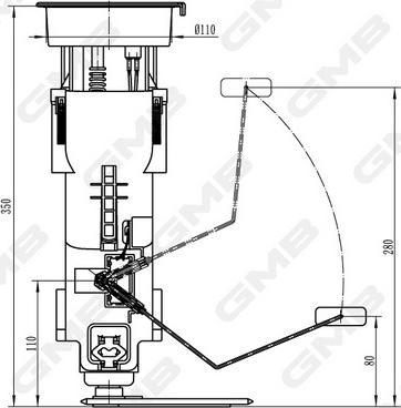 GMB GFPS-018A - Fuel Supply Module autospares.lv