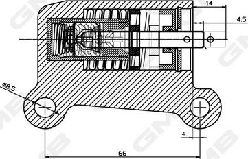 GMB GHAT-174 - Vibration Damper, timing belt autospares.lv